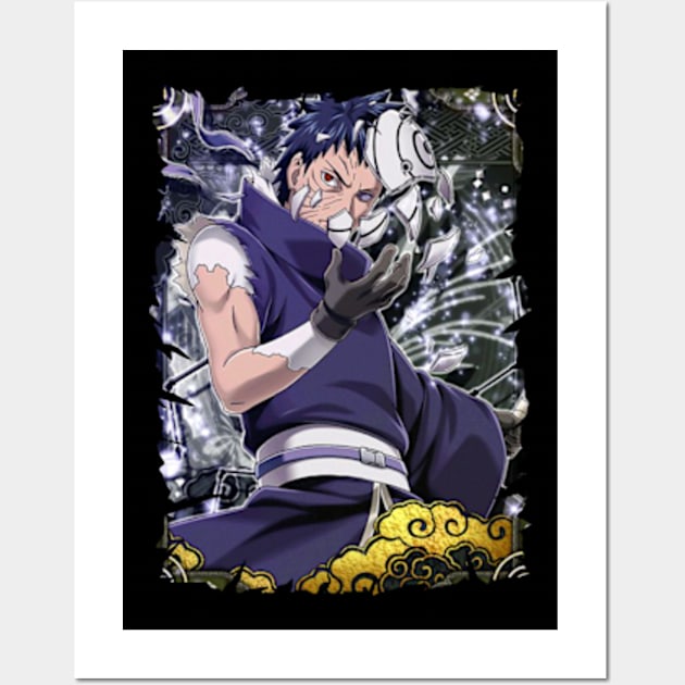 OBITO UCHIHA MERCH VTG Wall Art by Mie Ayam Herbal